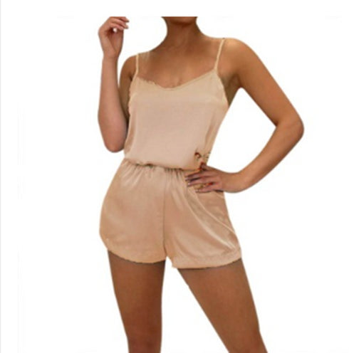 Women Sexy Sleepwear Sleeveless Babydoll Strap - ROUTINE FASHION